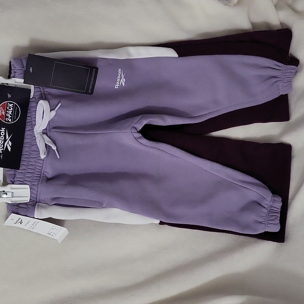 Reebok Deep Purple Pants Set - Picture 2 of 6